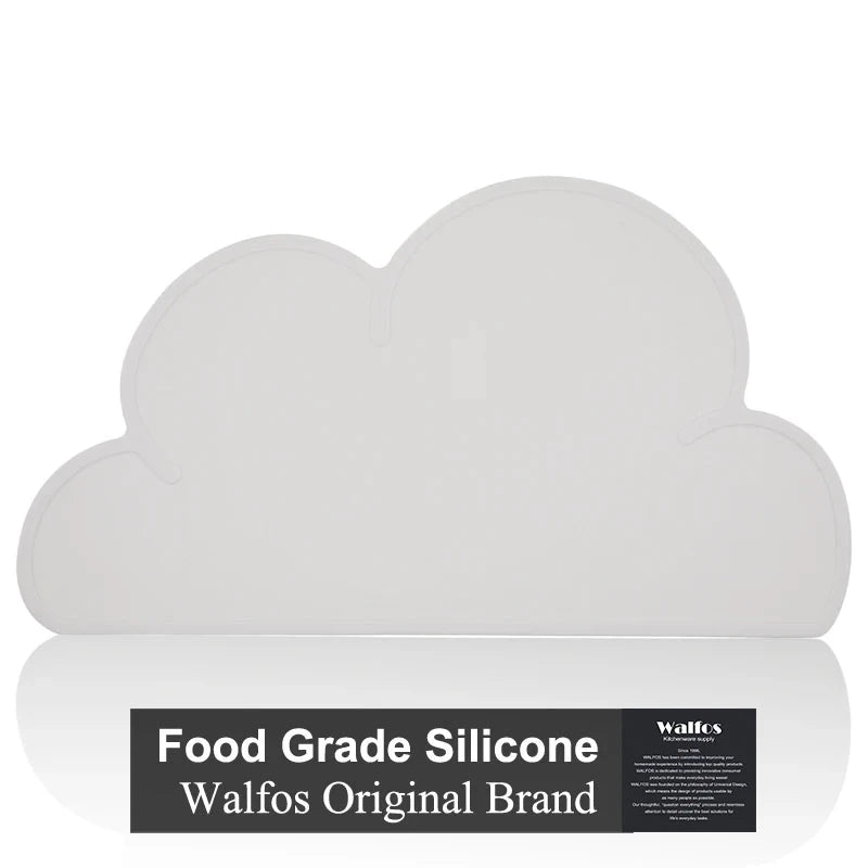 Walfos 100% Food Grade Silicone Placemat Baby Kid Heat Resistant Mat Heat Resistant Silicone Table Mat Place Mat Dinning - Walfos® Kitchenware