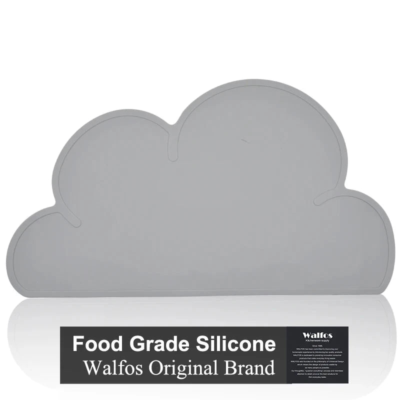 Walfos 100% Food Grade Silicone Placemat Baby Kid Heat Resistant Mat Heat Resistant Silicone Table Mat Place Mat Dinning - Walfos® Kitchenware