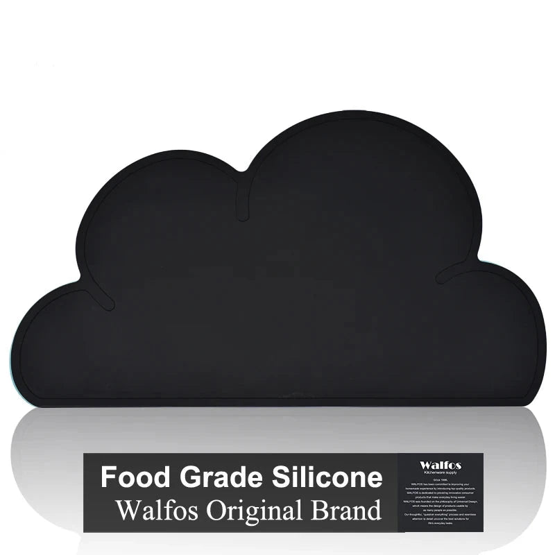 Walfos 100% Food Grade Silicone Placemat Baby Kid Heat Resistant Mat Heat Resistant Silicone Table Mat Place Mat Dinning - Walfos® Kitchenware