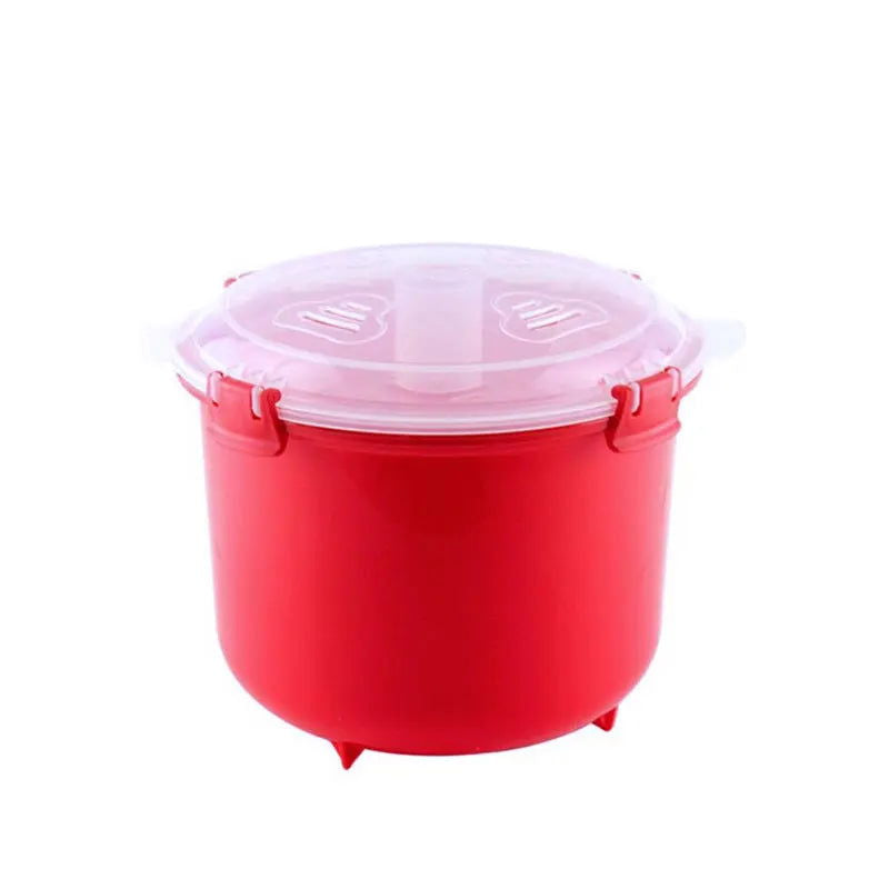 Walfos 1Pcs 2.6L Food grades Microwave Steamer Meal Food Rice Cooker Cereal Dish kitchenware Kitchen Tool Accessories - Walfos® Kitchenware
