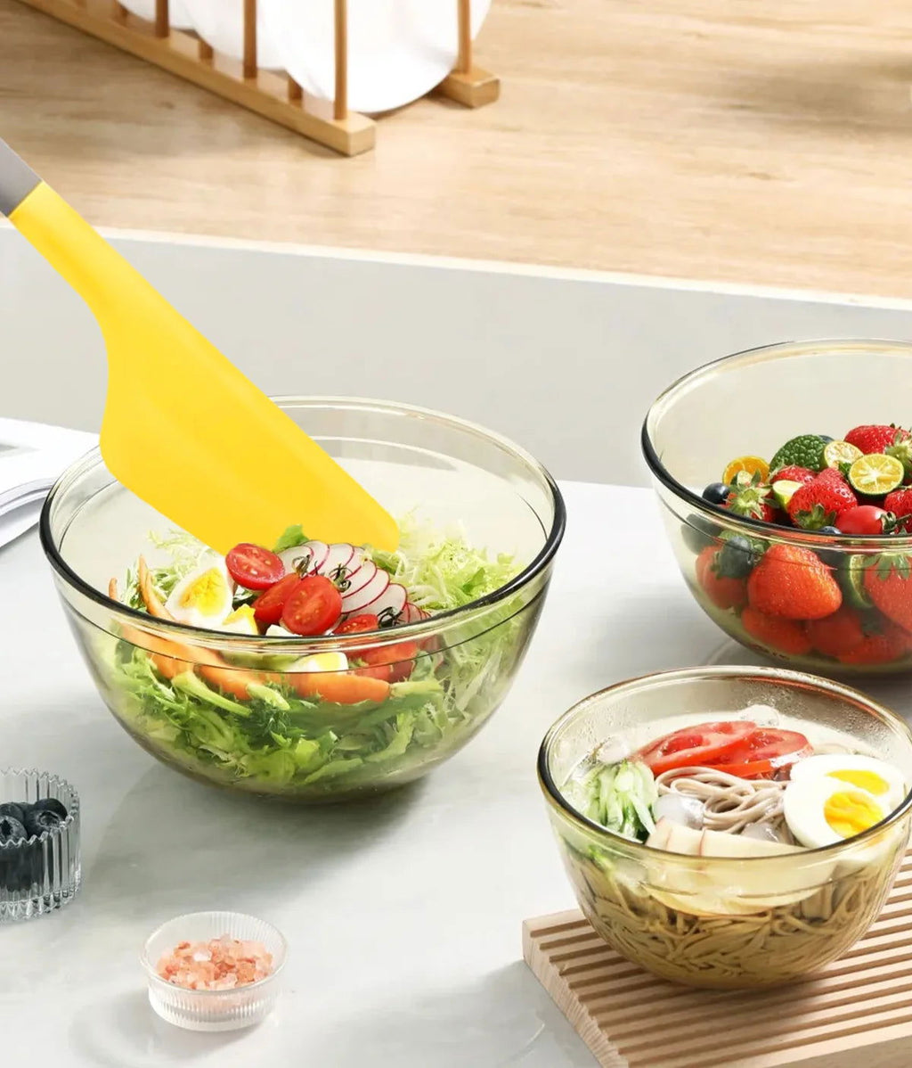 Walfos 1Pcs Cream Cake Silicone Baking Spatula Scraper Non-stick Butter Pastry Salad Mixer Batter Pies Cooking Tools Accessories - Walfos® Kitchenware