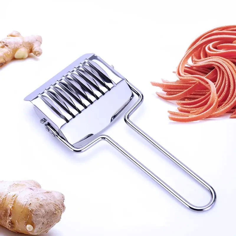 Walfos 1Pcs Kitchen Accessories Noodle Cutting Tools Stainless Steel Onion Chopper Slicer Garlic Cilantro Cutter Cooking Tools - Walfos® Kitchenware