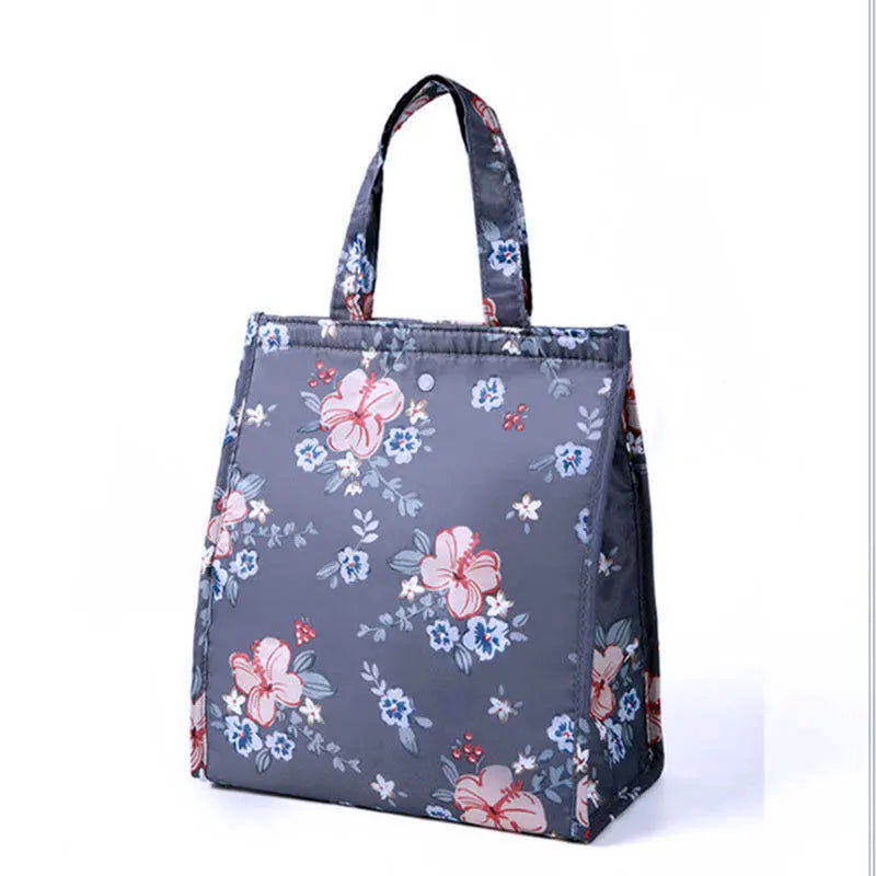 Walfos 1Pcs Portability Lunch Bags For Women Kids Picnic Beach School Flamingo Portable Lunch Bag Tote Handbag Kitchen Gadgets - Walfos® Kitchenware
