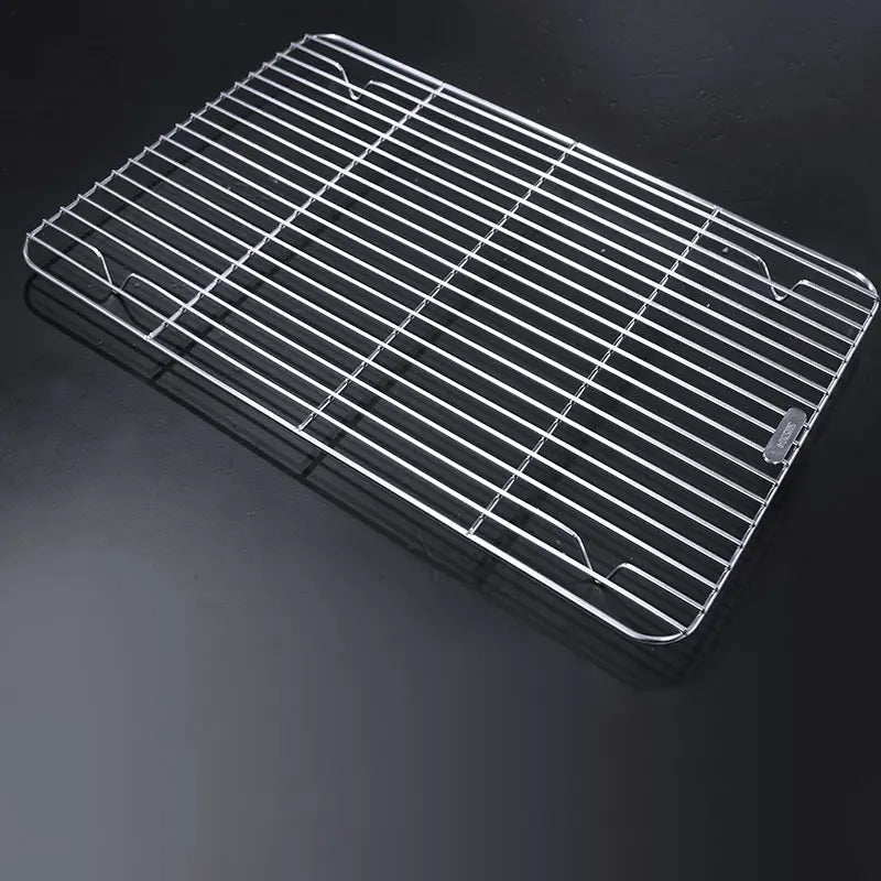 Walfos 1Pcs Stainless Steel Cooling Rack Non-stick Macarons  Biscuit Bread Cookie BBQ Holder Shelf  Kitchen Pastry Accessories - Walfos® Kitchenware