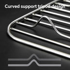 Walfos 1Pcs Stainless Steel Cooling Rack Non-stick Macarons  Biscuit Bread Cookie BBQ Holder Shelf  Kitchen Pastry Accessories - Walfos® Kitchenware