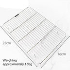 Walfos 1Pcs Stainless Steel Cooling Rack Non-stick Macarons  Biscuit Bread Cookie BBQ Holder Shelf  Kitchen Pastry Accessories - Walfos® Kitchenware