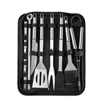 Walfos 1Set Portability Stainless Steel Barbecue Combination BBQ Tool Set Outdoor Camping Cooking Accessories Kitchen Gadgets - Walfos® Kitchenware