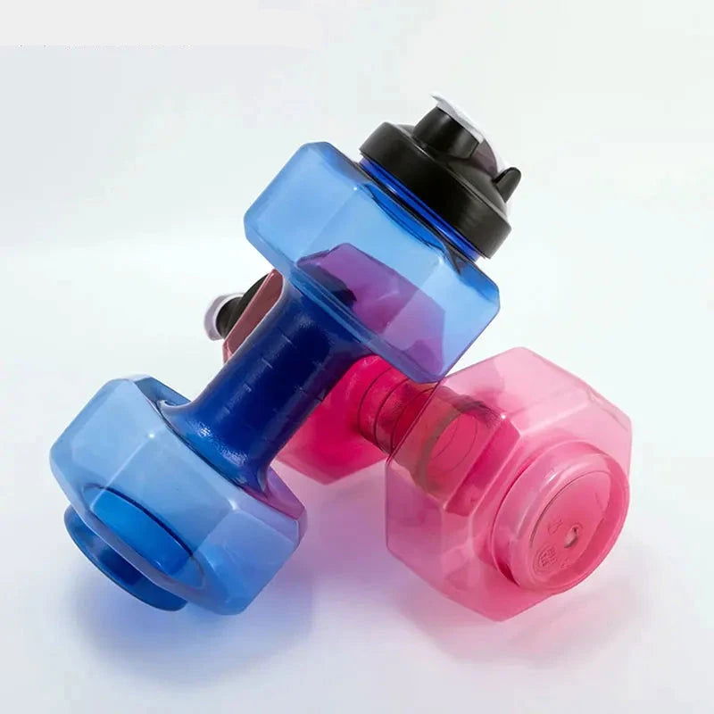 Walfos 2.2L Dumbbell Water Bottle: Gym-Ready, BPA-Free, Leak-Proof Fitness Hydration for Athletes & Bodybuilders - Walfos® Kitchenware
