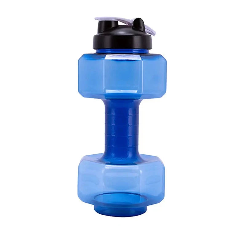 Walfos 2.2L Dumbbell Water Bottle: Gym-Ready, BPA-Free, Leak-Proof Fitness Hydration for Athletes & Bodybuilders - Walfos® Kitchenware