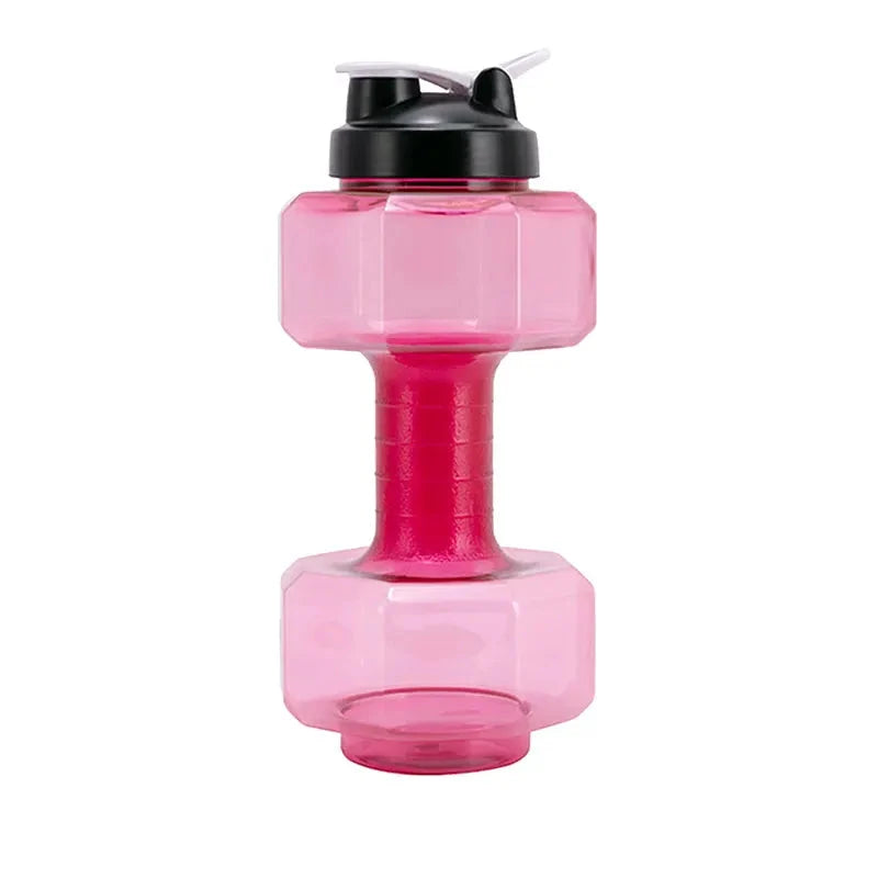 Walfos 2.2L Dumbbell Water Bottle: Gym-Ready, BPA-Free, Leak-Proof Fitness Hydration for Athletes & Bodybuilders - Walfos® Kitchenware