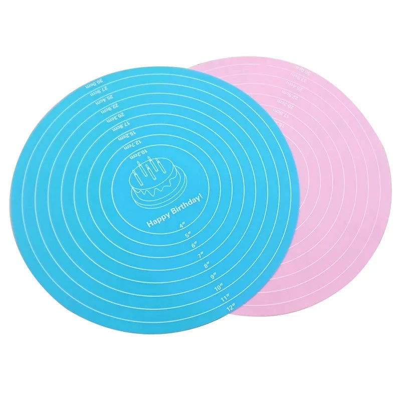 Walfos 2024 Hot Selling Multi-Function Cooking Pad Round Silicone Placemat Cake Mat Noodle Pad Placemat Baking Tool Kitchen Tool - Walfos® Kitchenware