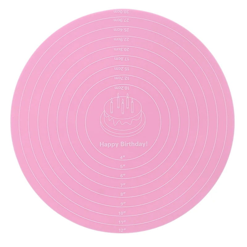 Walfos 2024 Hot Selling Multi-Function Cooking Pad Round Silicone Placemat Cake Mat Noodle Pad Placemat Baking Tool Kitchen Tool - Walfos® Kitchenware