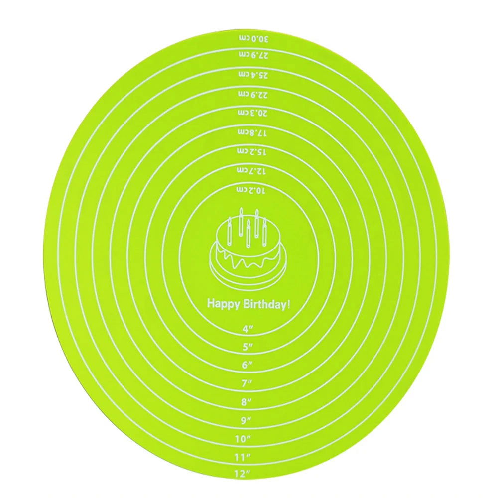 Walfos 2024 Hot Selling Multi-Function Cooking Pad Round Silicone Placemat Cake Mat Noodle Pad Placemat Baking Tool Kitchen Tool - Walfos® Kitchenware