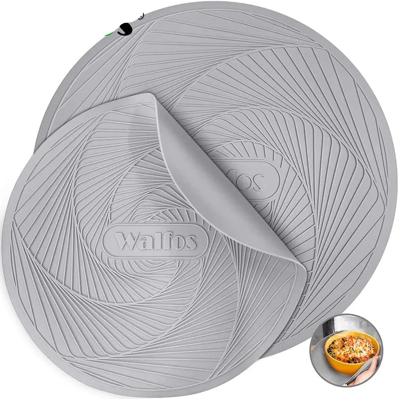 Walfos 2024 Hot Selling Multi-Function Cooking Pad Silicone Microwave Mat, Heat-Resistant Multi-Function Microwave Tripod Pad - Walfos® Kitchenware