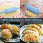 Walfos 22 cm For Kids Fondant Cake Dough Roller Decorating Cake Roller Crafts Baking Cooking Tool - Walfos® Kitchenware