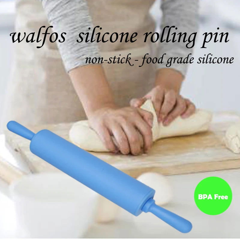 Walfos 22 cm For Kids Fondant Cake Dough Roller Decorating Cake Roller Crafts Baking Cooking Tool - Walfos® Kitchenware