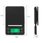 Walfos 3000g/0.1g 5000g/0.1g Kitchen Food  Scale with Timer High Precision Mulfunction Protable Scales Digital  LCD Weight Tool - Walfos® Kitchenware
