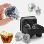 Walfos 3D Skull Silicone Mold Ice Cube Maker Chocolate Mould Tray Ice Cream DIY Tool Whiskey Wine Cocktail Ice Cube Best Sellers - Walfos® Kitchenware