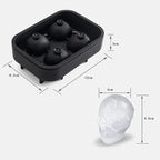 Walfos 3D Skull Silicone Mold Ice Cube Maker Chocolate Mould Tray Ice Cream DIY Tool Whiskey Wine Cocktail Ice Cube Best Sellers - Walfos® Kitchenware