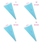 Walfos 4Pcs/1Pcs Kitchen Gadgets Cream Pastry Bag Baking Accessories DIY Cake Decorating Food Grade EVA/TPU Reusable Piping Bags - Walfos® Kitchenware