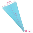 Walfos 4Pcs/1Pcs Kitchen Gadgets Cream Pastry Bag Baking Accessories DIY Cake Decorating Food Grade EVA/TPU Reusable Piping Bags - Walfos® Kitchenware