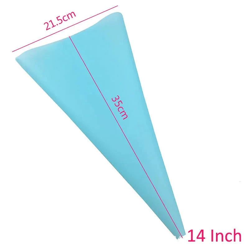 Walfos 4Pcs/1Pcs Kitchen Gadgets Cream Pastry Bag Baking Accessories DIY Cake Decorating Food Grade EVA/TPU Reusable Piping Bags - Walfos® Kitchenware