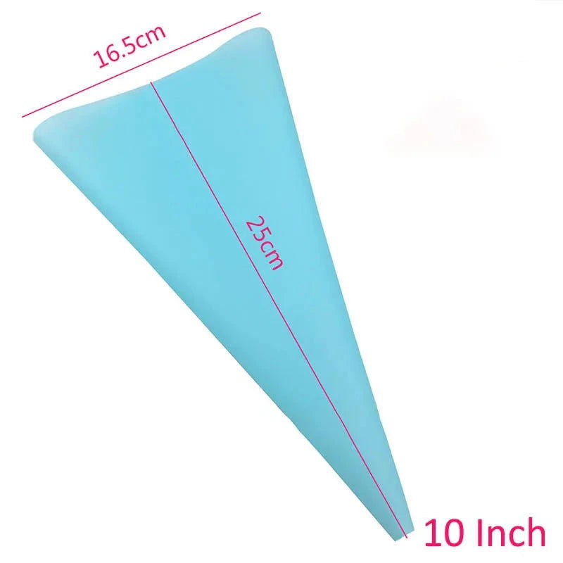Walfos 4Pcs/1Pcs Kitchen Gadgets Cream Pastry Bag Baking Accessories DIY Cake Decorating Food Grade EVA/TPU Reusable Piping Bags - Walfos® Kitchenware