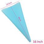 Walfos 4Pcs/1Pcs Kitchen Gadgets Cream Pastry Bag Baking Accessories DIY Cake Decorating Food Grade EVA/TPU Reusable Piping Bags - Walfos® Kitchenware