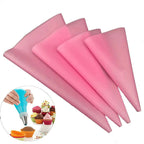 Walfos 4Pcs/1Pcs Kitchen Gadgets Cream Pastry Bag Baking Accessories DIY Cake Decorating Food Grade EVA/TPU Reusable Piping Bags - Walfos® Kitchenware