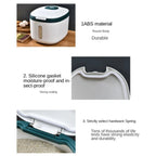Walfos 5/10KG Kitchen Rice Storage Box Nano  Proof Moisture Proof Food Rice Container Sealed Cereals Bucket Kitchen Organizer - Walfos® Kitchenware
