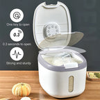 Walfos 5/10KG Kitchen Rice Storage Box Nano  Proof Moisture Proof Food Rice Container Sealed Cereals Bucket Kitchen Organizer - Walfos® Kitchenware