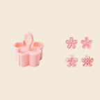Walfos 5pcs/Set Sakura Cookie Mold Stamp Biscuit Mold Cutter Pink Cherry Blossom Mold Flower Charm DIY Floral Mold - Walfos® Kitchenware
