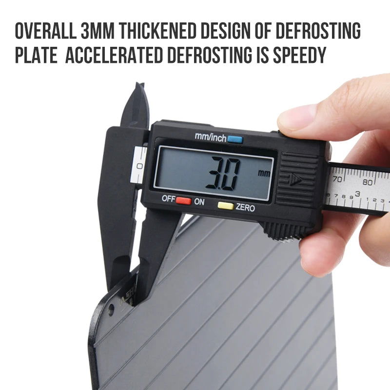 Walfos Alloy Thawing Plate Meat Defroster Defrost Tray Meat Food Pad Mat Supplies Kitchen Gadgets Cooking Meat Poultry Tools - Walfos® Kitchenware