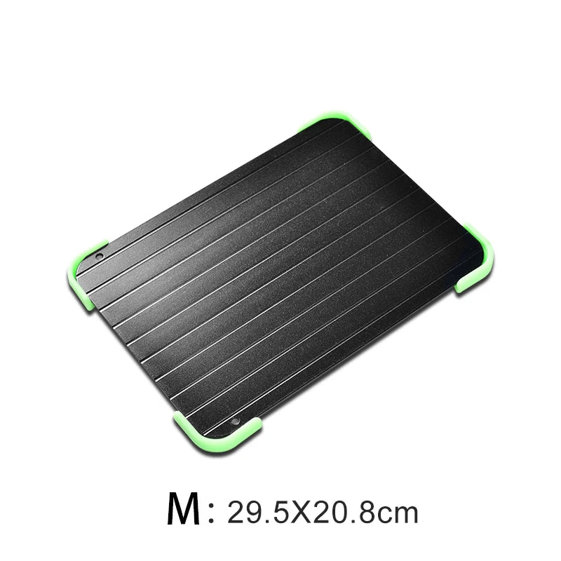 Walfos Alloy Thawing Plate Meat Defroster Defrost Tray Meat Food Pad Mat Supplies Kitchen Gadgets Cooking Meat Poultry Tools - Walfos® Kitchenware