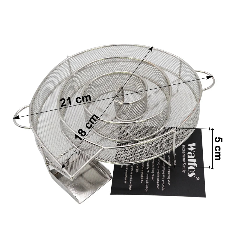 Walfos BBQ Accessories Cold Smoke Generator BBQ Grill Cooking Tools for Smoker Flavor Wood Chips Grill Bacon Cold Smoking - Walfos® Kitchenware
