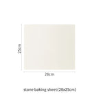 Walfos Baking slate pizza high temperature cordierite thickened round baguette baguette oven home handmade baking tools - Walfos® Kitchenware