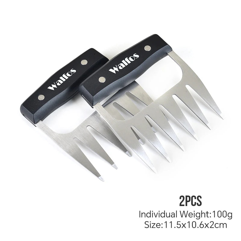 Walfos Bear Claw Meat Ripper Loosely Divided Ripped Meat Shredder Barbecue Slitting Artifact Home Cooked Food Kitchen Tools - Walfos® Kitchenware