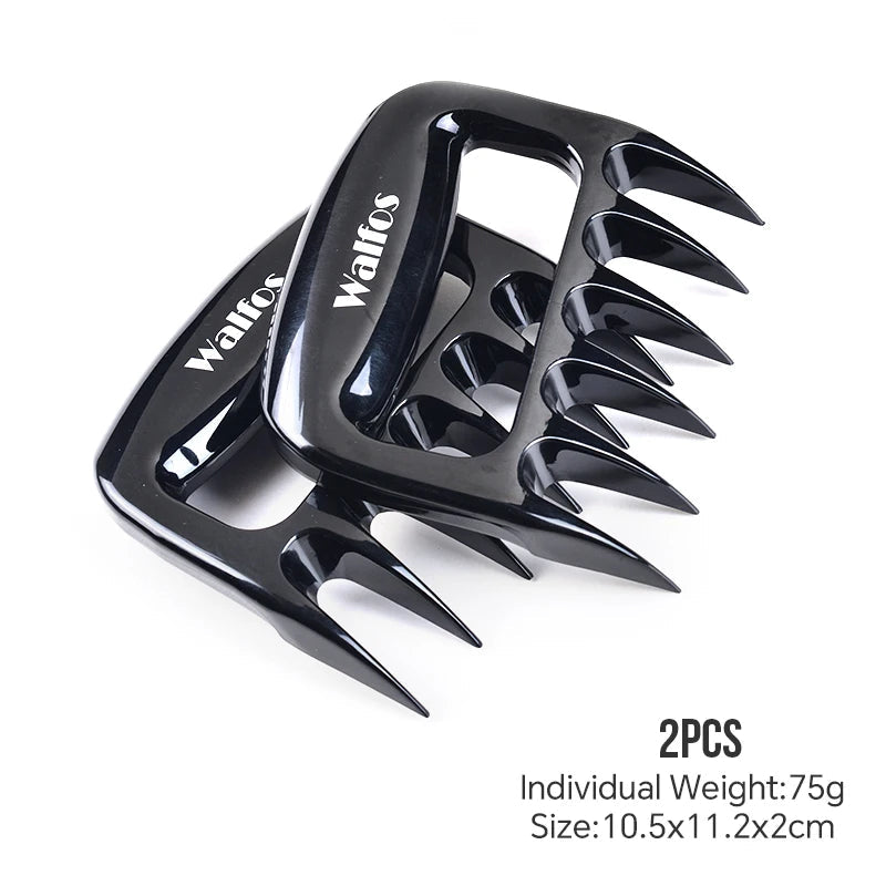 Walfos Bear Claw Meat Ripper Loosely Divided Ripped Meat Shredder Barbecue Slitting Artifact Home Cooked Food Kitchen Tools - Walfos® Kitchenware