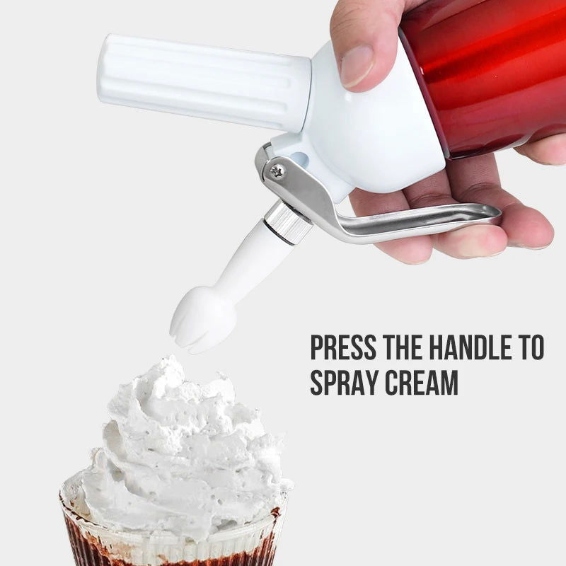 Walfos Buttercream gunCake buttercream laminating gunSnow Top CoffeeHousehold milk siphon bottleBaking toolsButtercream frother - Walfos® Kitchenware