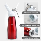 Walfos Buttercream gunCake buttercream laminating gunSnow Top CoffeeHousehold milk siphon bottleBaking toolsButtercream frother - Walfos® Kitchenware