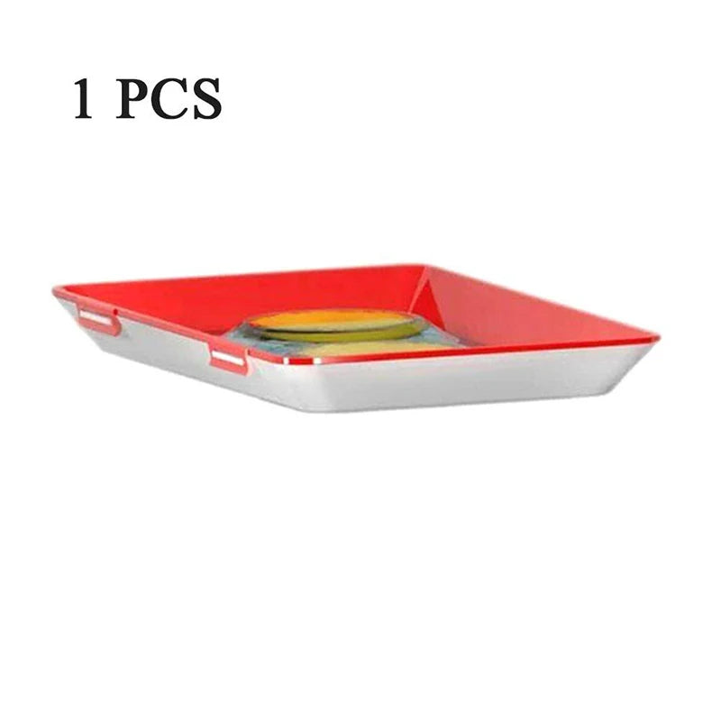 Walfos Creative Food Preservation Tray Stackable Food Fresh Tray Magic Elastic Fresh Tray Reusable Food Storage Container - Walfos® Kitchenware