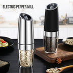 Walfos Electric Pepper Grinder Home Automatic Stainless Steel Sea Salt Pepper Black Pepper Coffee Bean Gravity Grinder Maker - Walfos® Kitchenware