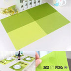 Walfos Fashion PVC Dining Table Placemat Europe Style Kitchen Tool Tableware Pad Coaster Coffee Tea Place Mat - Walfos® Kitchenware