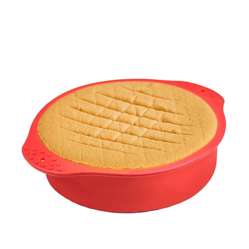 Walfos Food-grade Silicone Chiffon Cake Mold Non-slice Non-Stick Baking Pan Household High Temperature Steam Oven Baking Tools - Walfos® Kitchenware