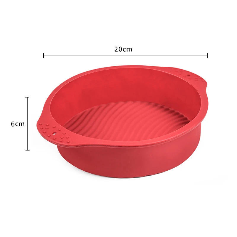 Walfos Food-grade Silicone Chiffon Cake Mold Non-slice Non-Stick Baking Pan Household High Temperature Steam Oven Baking Tools - Walfos® Kitchenware