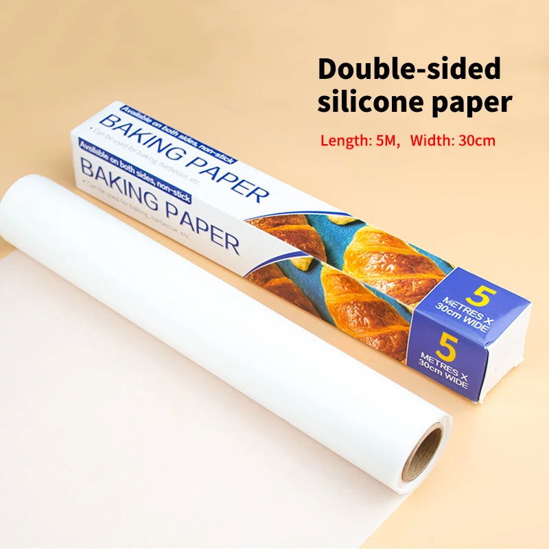 Walfos  Food Grade Doubled Side Silicone Paper Food Wrappers Wrapping Paper For Bread Fries Oilpaper Baking Tools - Walfos® Kitchenware