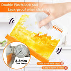 Walfos Food Storage Bag Reusable Freezer Bag Ziplock Bag Leakproof Top Silicone Bag Zero Waste Kitchen Organizer FDA BPA Free - Walfos® Kitchenware