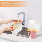 Walfos Food Storage Bag Reusable Freezer Bag Ziplock Bag Leakproof Top Silicone Bag Zero Waste Kitchen Organizer FDA BPA Free - Walfos® Kitchenware