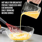 Walfos Glass Measuring Cup With Scale Measuring Cup Household High Temperature Thickened Transparent Milk Cup Kitchen Baking Cup - Walfos® Kitchenware