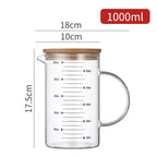 Walfos Glass Measuring Cup With Scale Measuring Cup Household High Temperature Thickened Transparent Milk Cup Kitchen Baking Cup - Walfos® Kitchenware